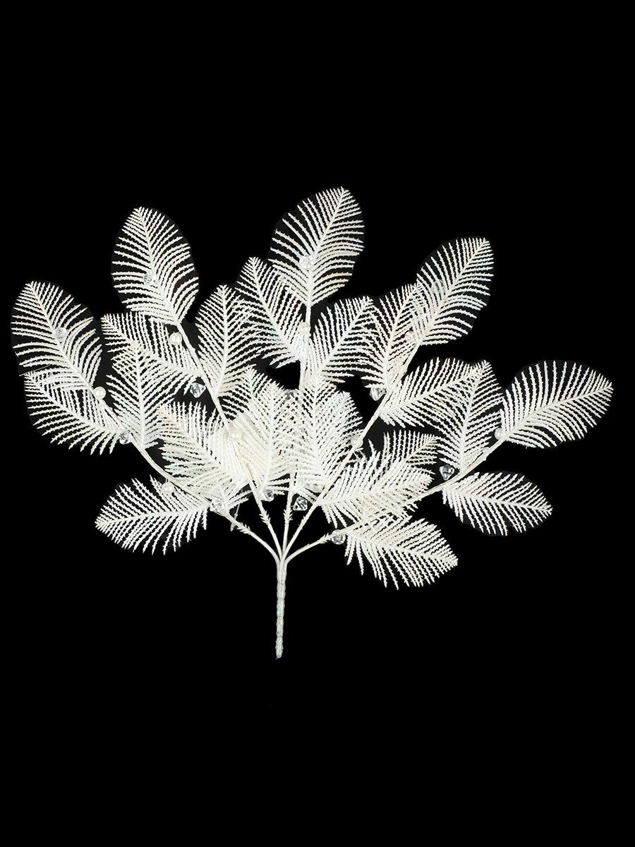 Украшение интерьерное Ветка серебро 30х38х1,5см арт.91213 по цене 