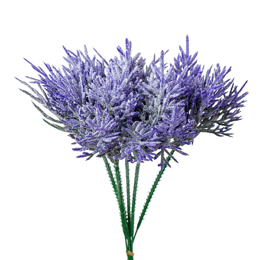 Цветок искусственный Туя сиреневый 20см арт.0081-51M/4 по цене 