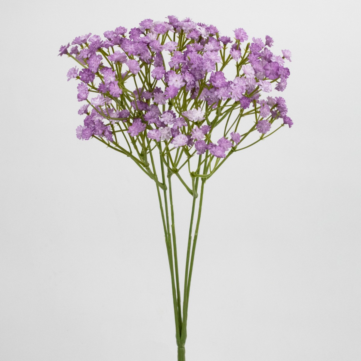 Цветок искусственный Гипсофила навставке 40см, сиреневый по цене 