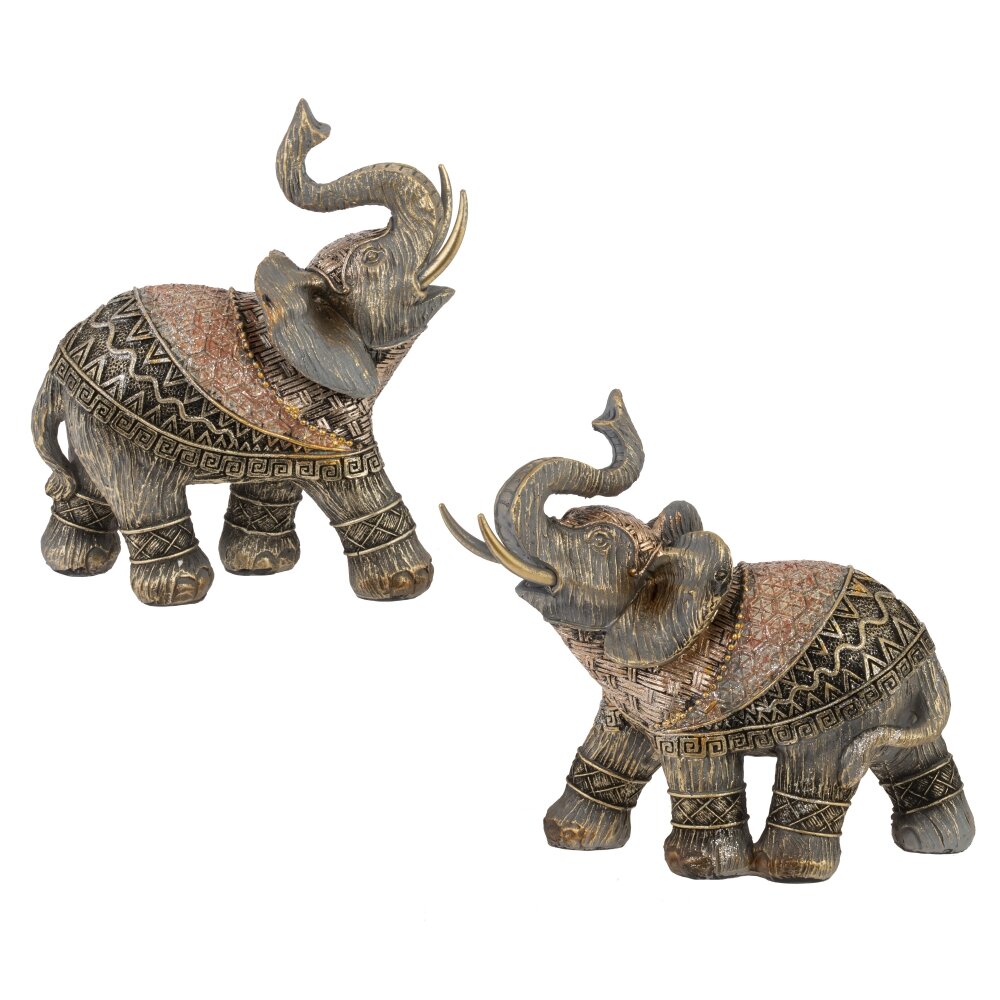 Фигурка декоративная Слон 16х7х15см 2в. арт.815531 по цене 