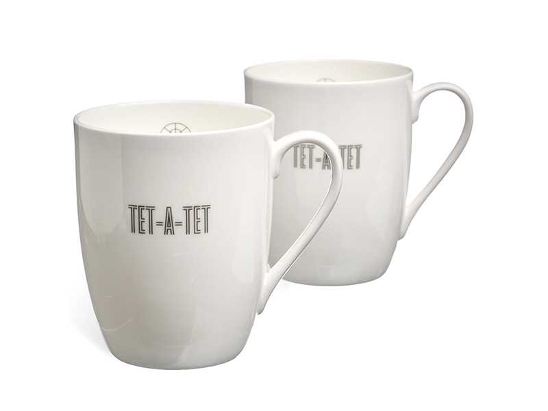 Набор кружек Лефард Тет-а-тет 2шт 440мл, фарфор арт.416-104 по цене 