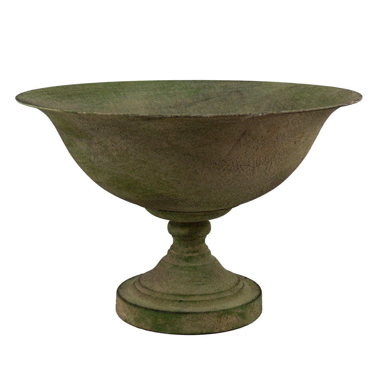 Вазон металл зеленый 36x24см по цене 