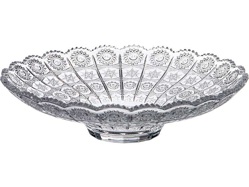 Блюдо Муза Кристалл 27,2х27,2х6,8см стекло арт.695-043 по цене 