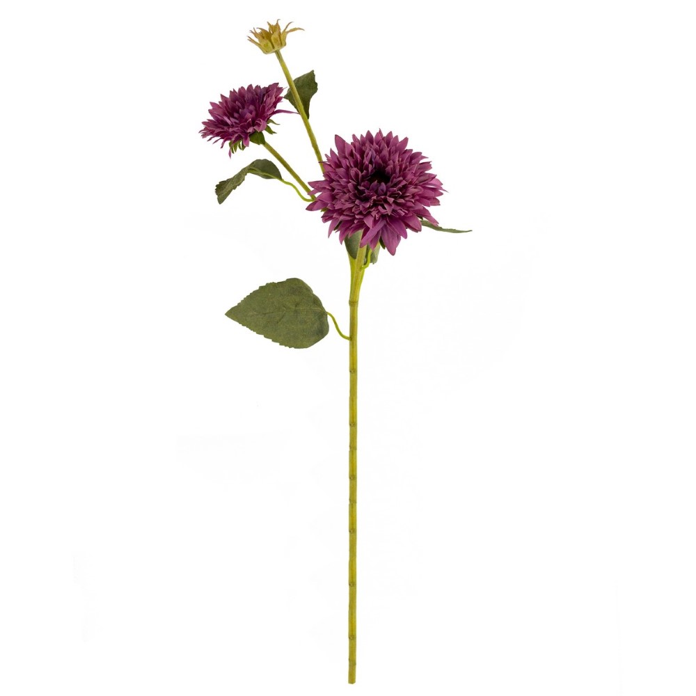 Цветок искусственный Георгин сиреневый 72см арт.к000027618 по цене 