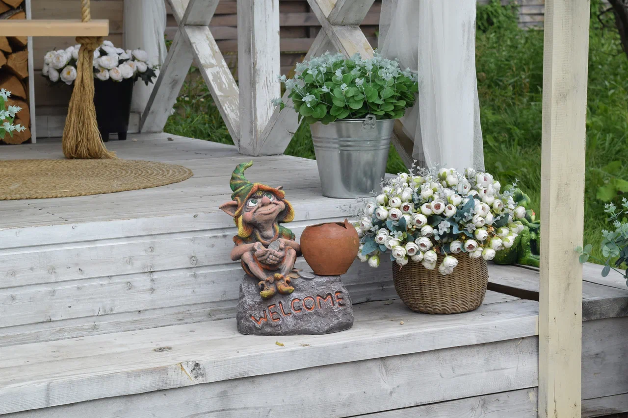 Фигура садовая Троллик 30х23х44см полистоун арт.Ф216 по цене 