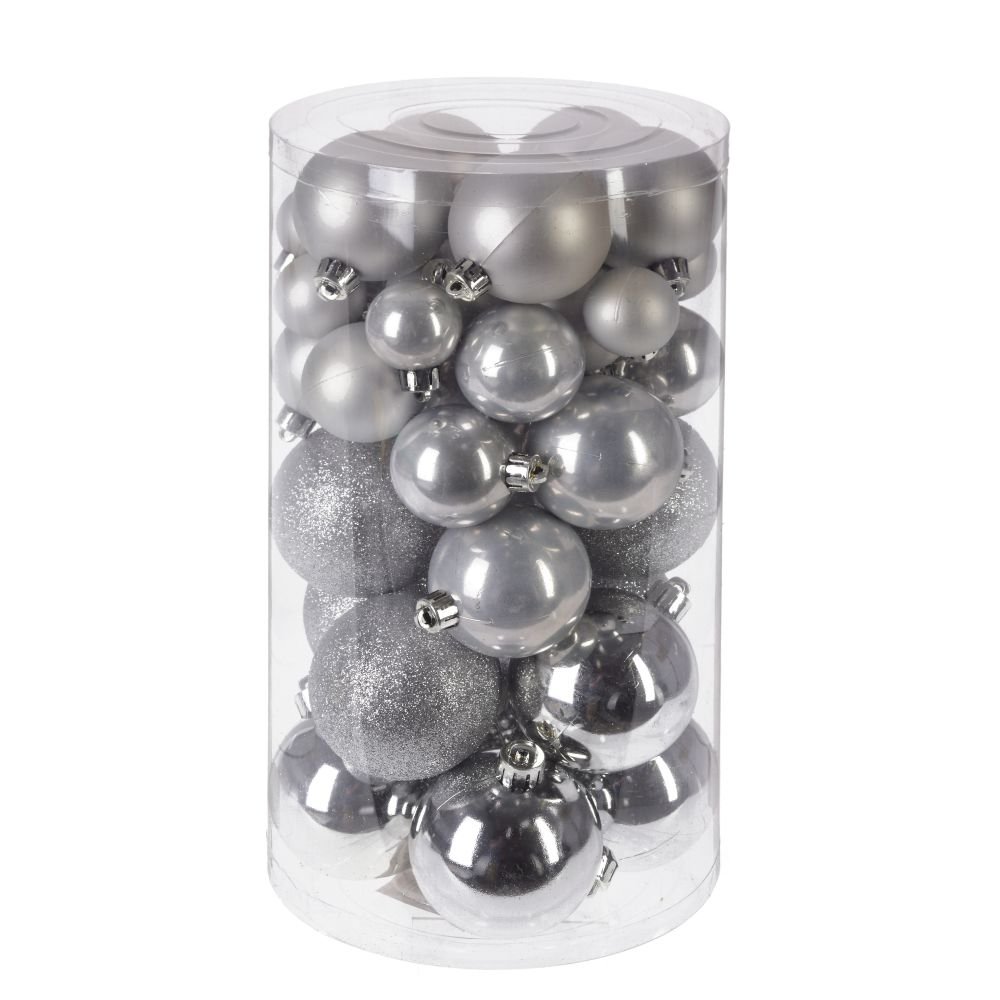 Украшение новогоднее Шар Сказочное великолепие набор из 40шт 3см 14х14х26см полимерные материалы арт по цене 