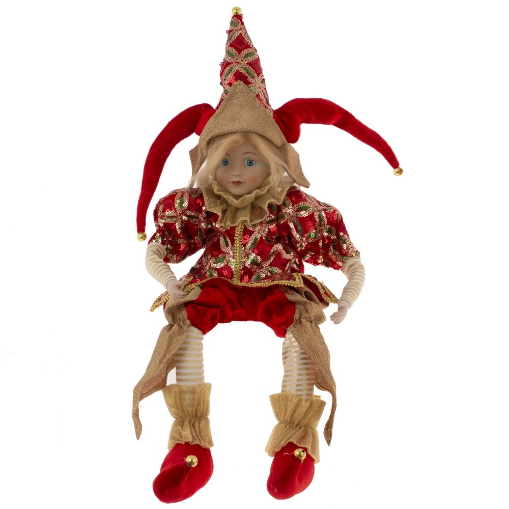 Игрушка набивная Клоун муз, движ 20х18х62/37см арт.754220 по цене 