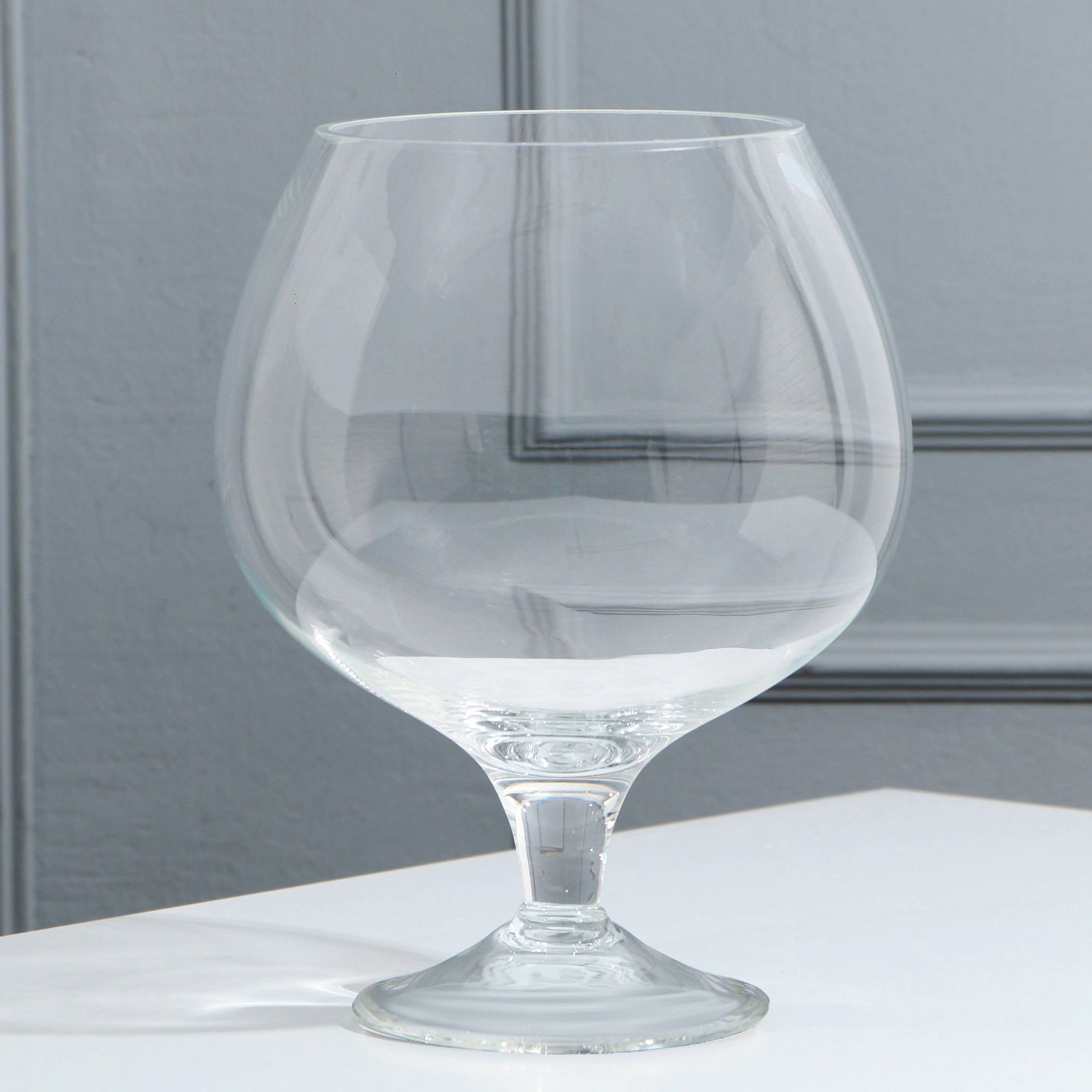 Ваза бокал на ножке 1,8л, стекло арт.10129231 по цене 