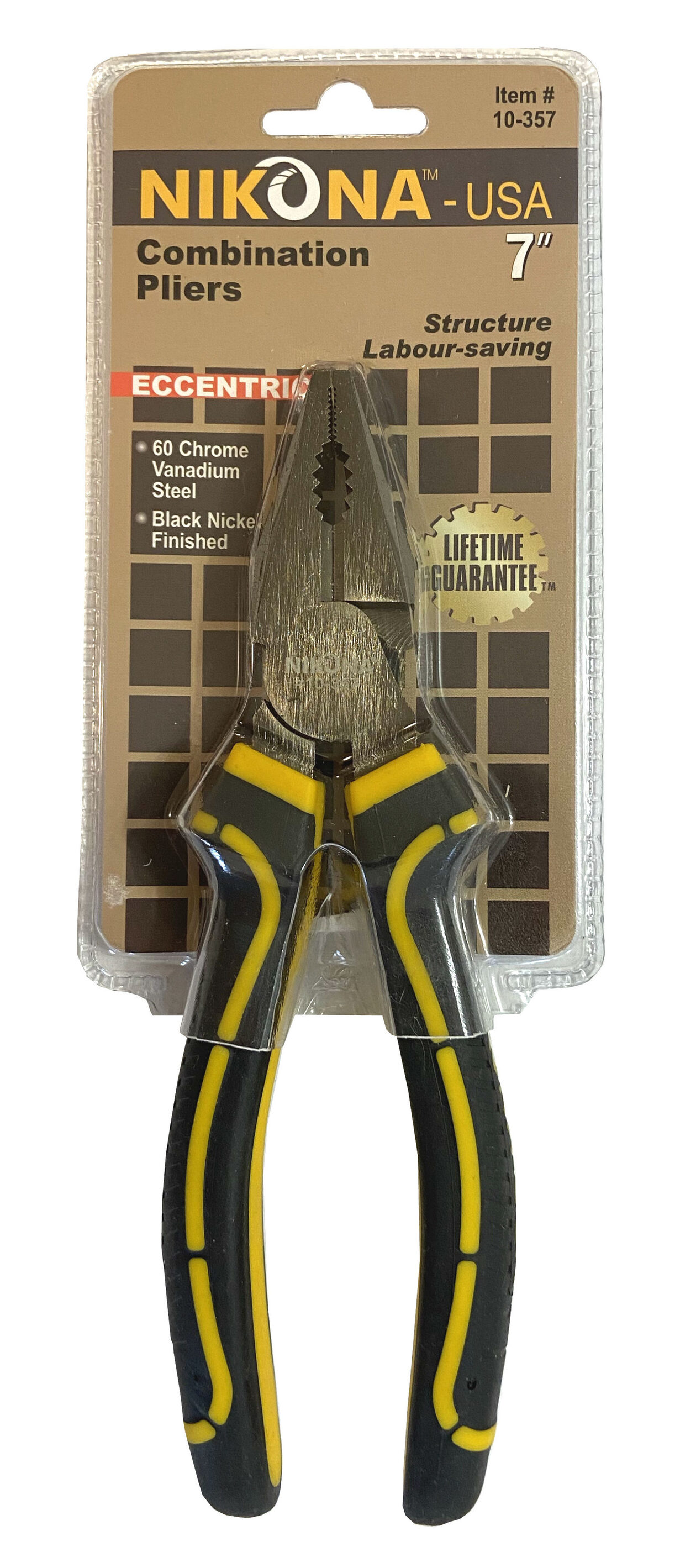 Плоскогубцы комбинированные особой мощности НИКОНА 185мм по цене 