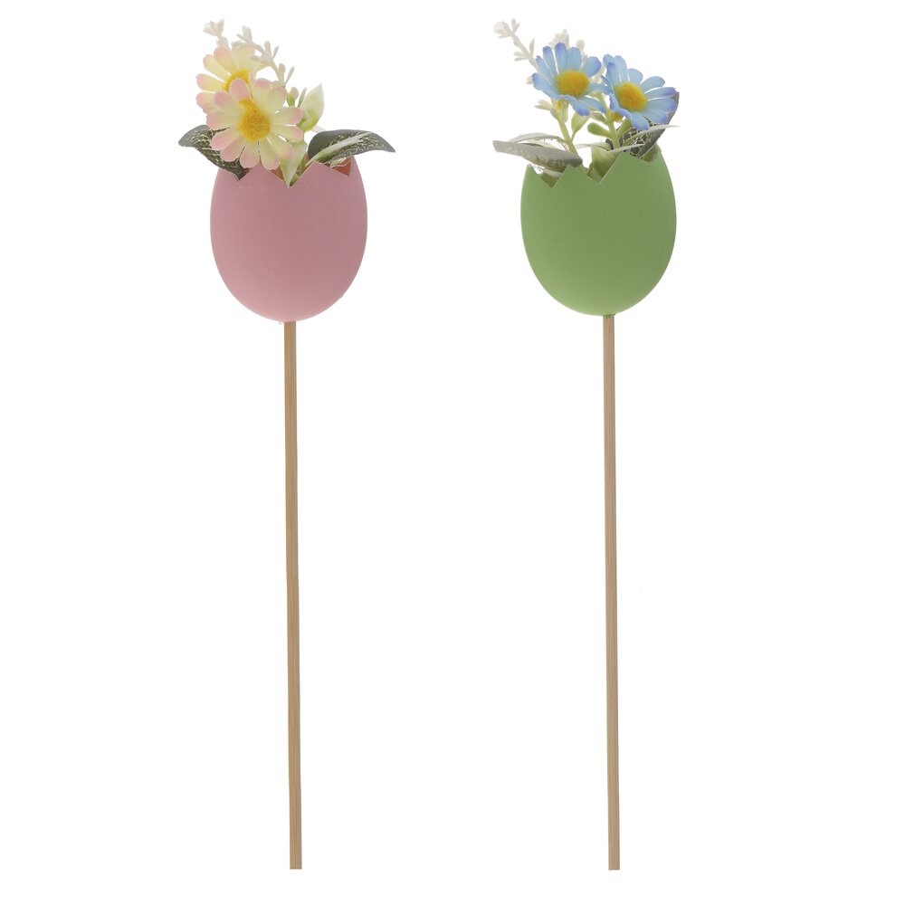 Вставка Яйцо пасхальное Букетик 4х2х27см арт.795550 по цене 