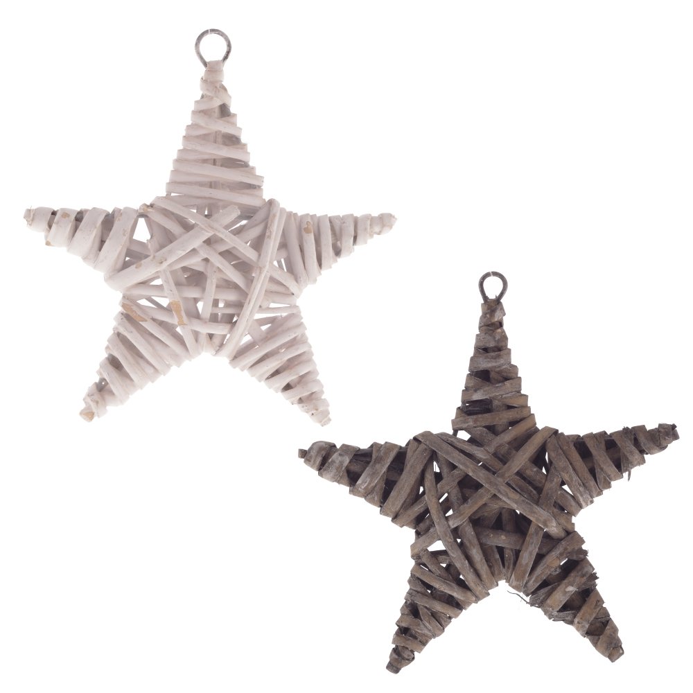 Изделие декоративное Звезда 15х1,5х16,5см дерево арт.401863 по цене 
