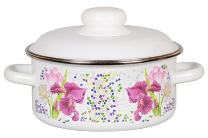 Кастрюля эмалированная цилиндр Мозаика 3л арт.1RB201М по цене 