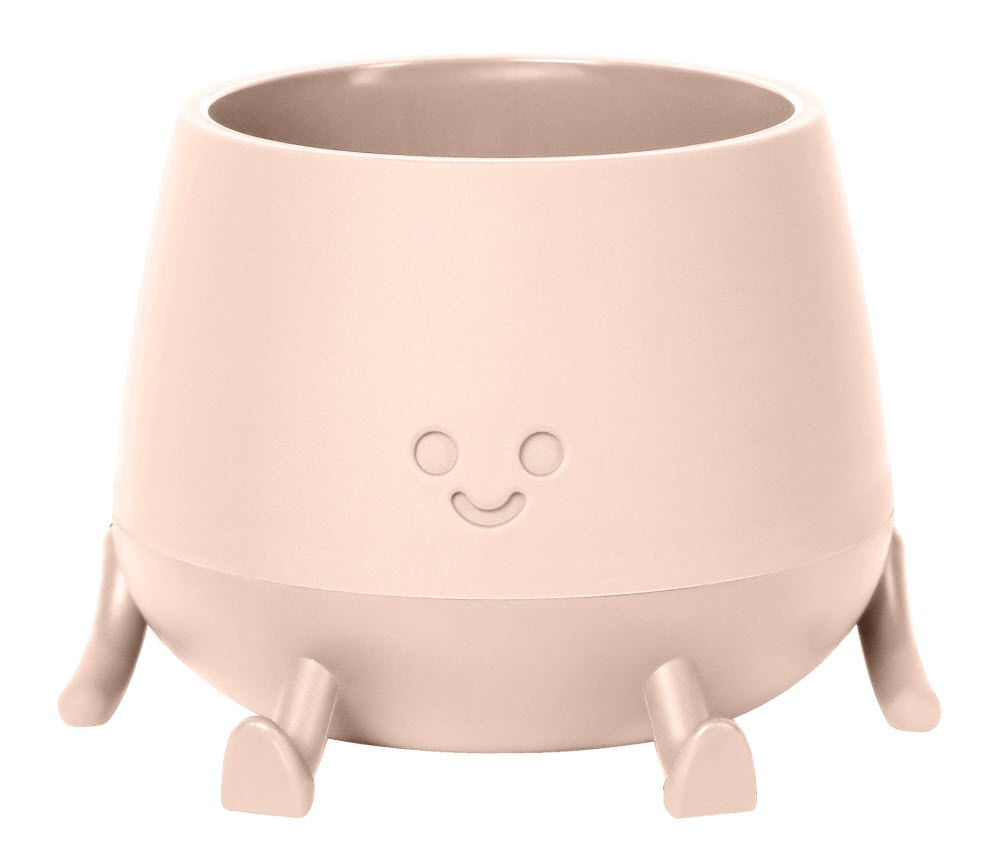 Кашпо Мистер Грин 0,6л пудровый, пластик арт.КШ-1844 по цене 