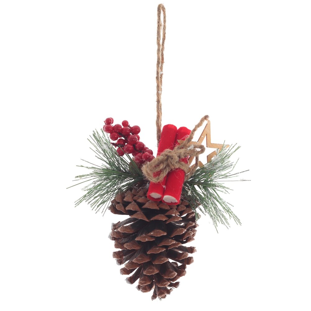 Изделие подвесное Шишка 14х11х20см арт.813673 по цене 