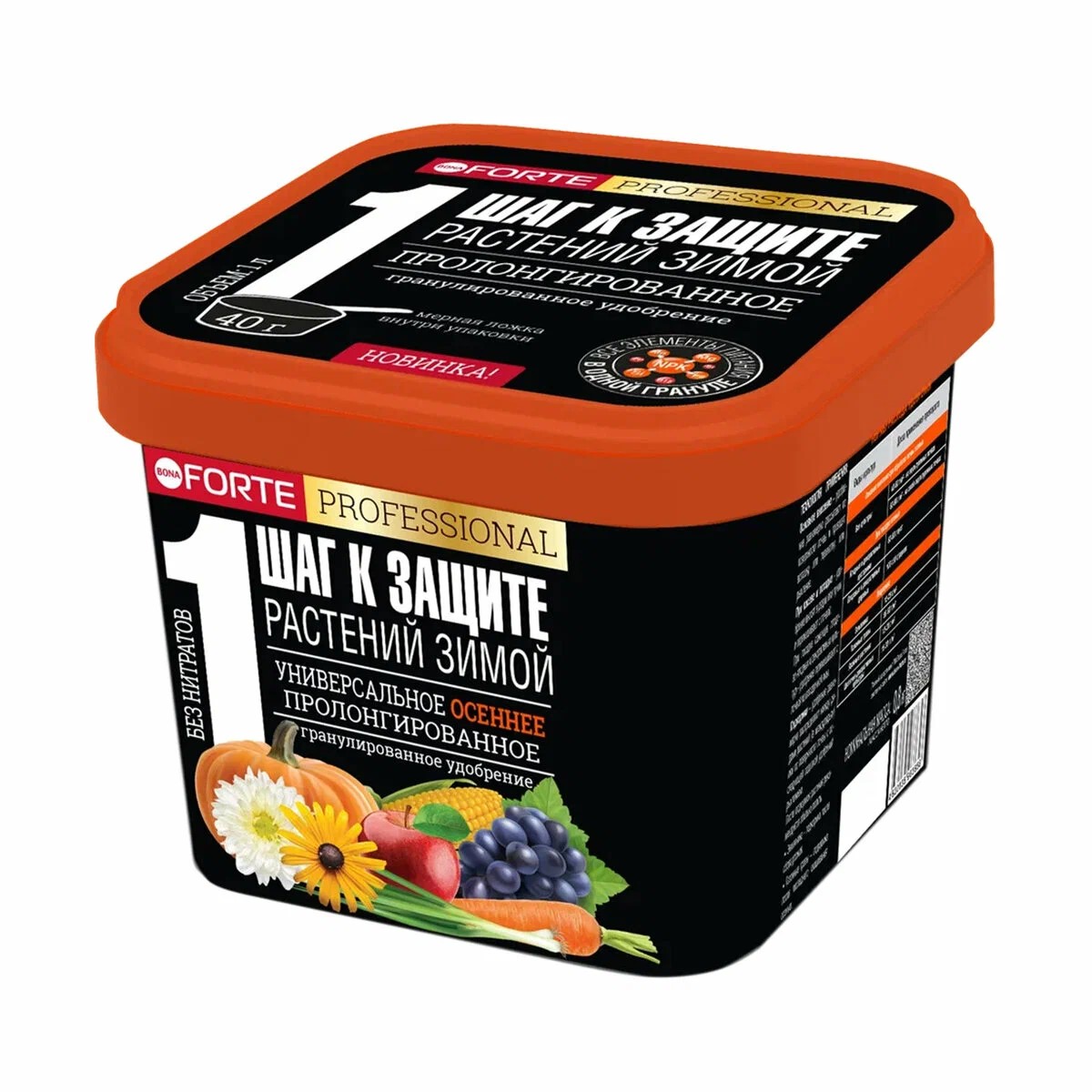 Удобрение сухое Бона Форте Универсальное Осеннее с биодоступным кремнием, ведро 1 л