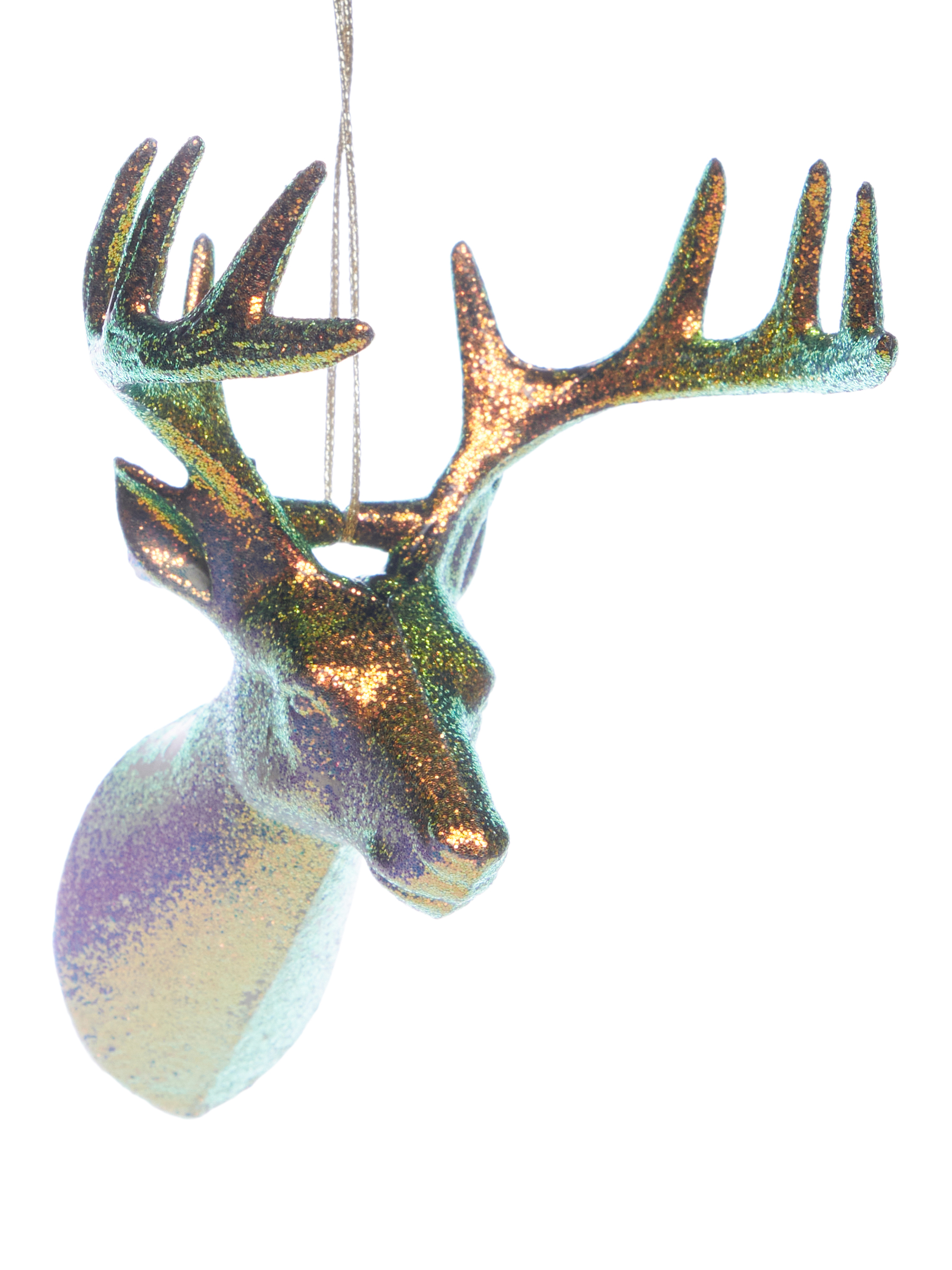 Украшение новогоднее подвесное Олень 6х7х14см, арт.92203 по цене 