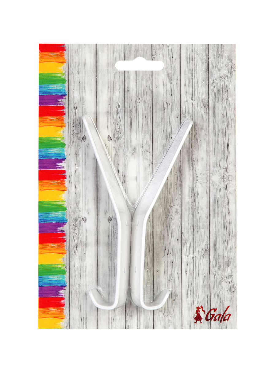 Набор крючков 2шт: 11,6х3,7х2,7,см, металл арт.NK001-WY по цене 