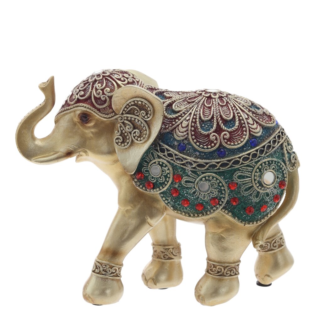 Фигурка декоративная Слон 18х6,5х14,5см арт.816417 по цене 