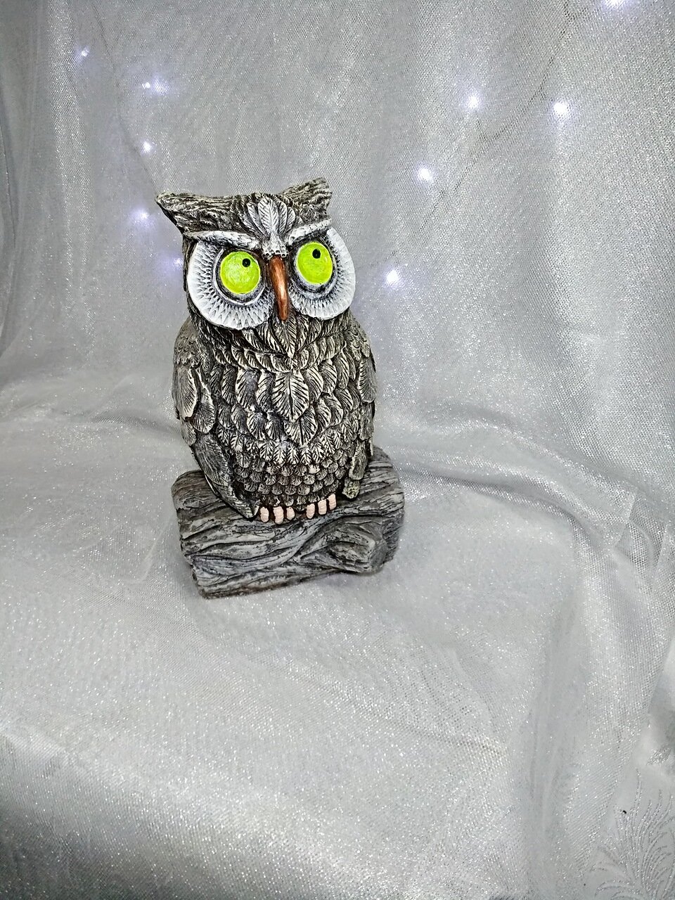 Фигура садовая Совушка 18х18х35см полистоун арт.Ф027м по цене 