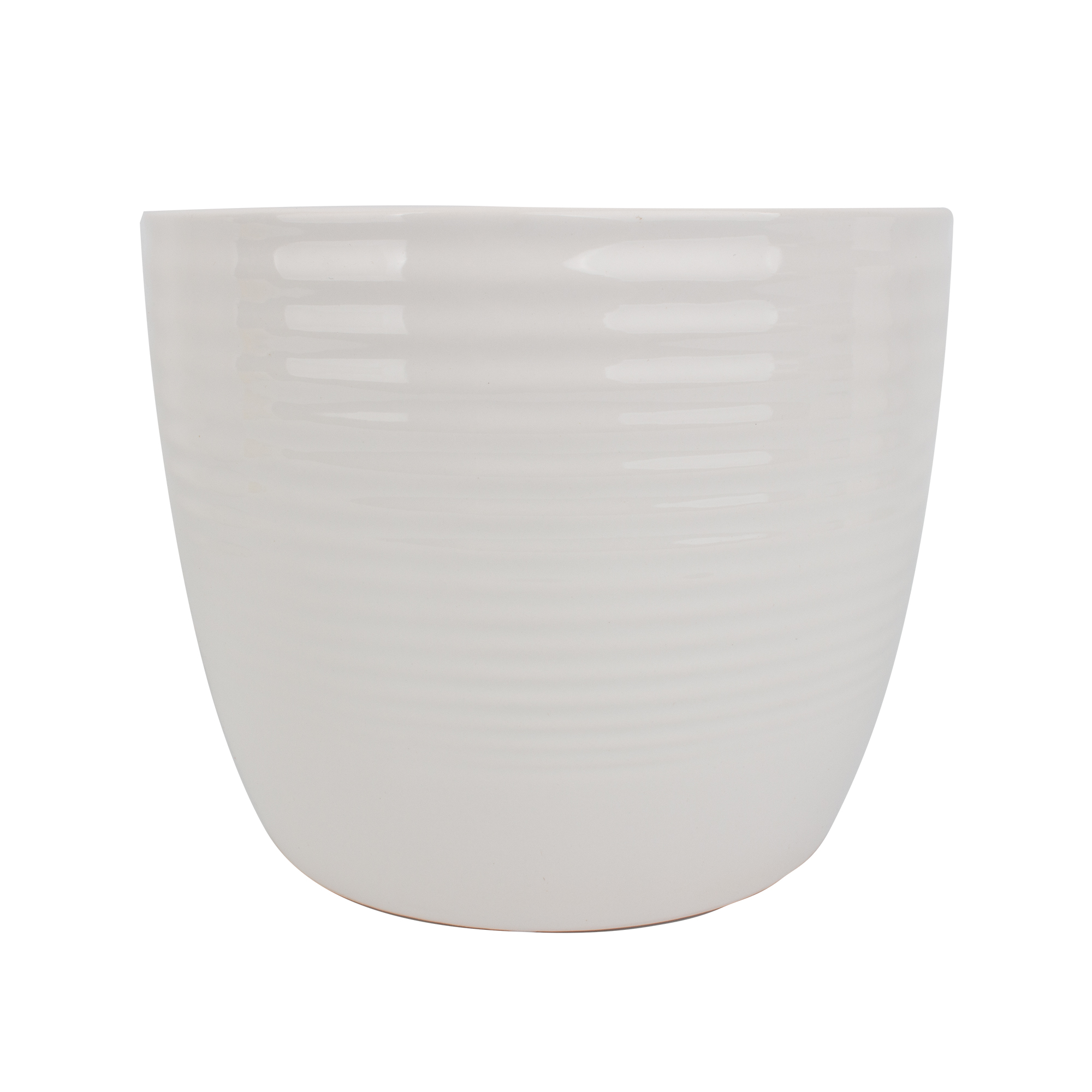 Кашпо для растений 14,7х18,1см белый, керамика арт.266635 по цене 