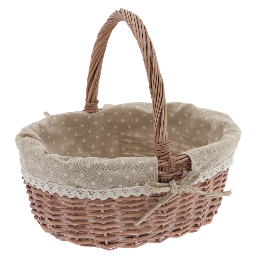 Корзина плетеная 42х35х40см, дерево арт.819159 по цене 