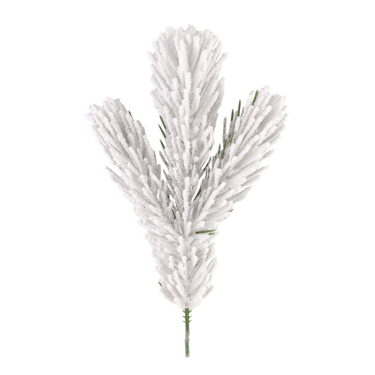 Ветка еловая заснеженная 20см белый арт.к000026433 по цене 