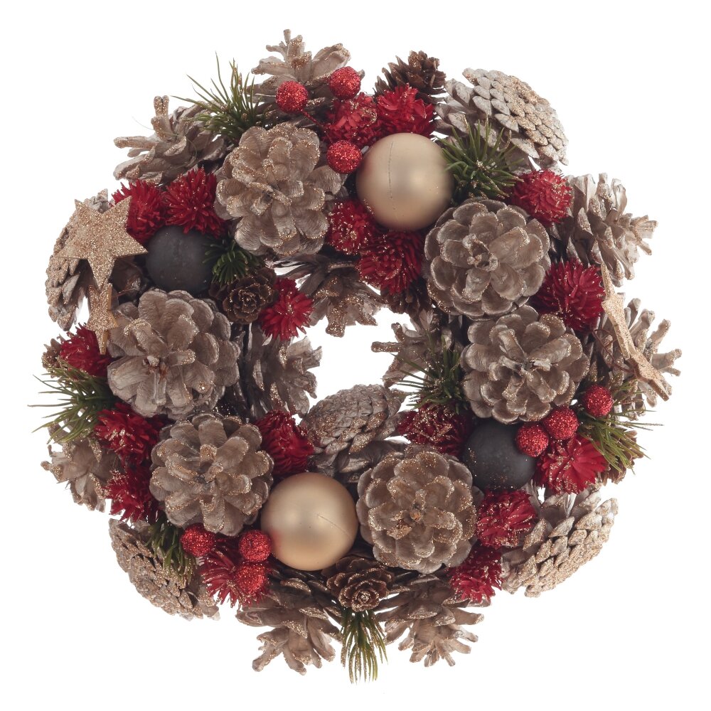 Изделие декоративное Венок 25х8х25см арт.808758 по цене 