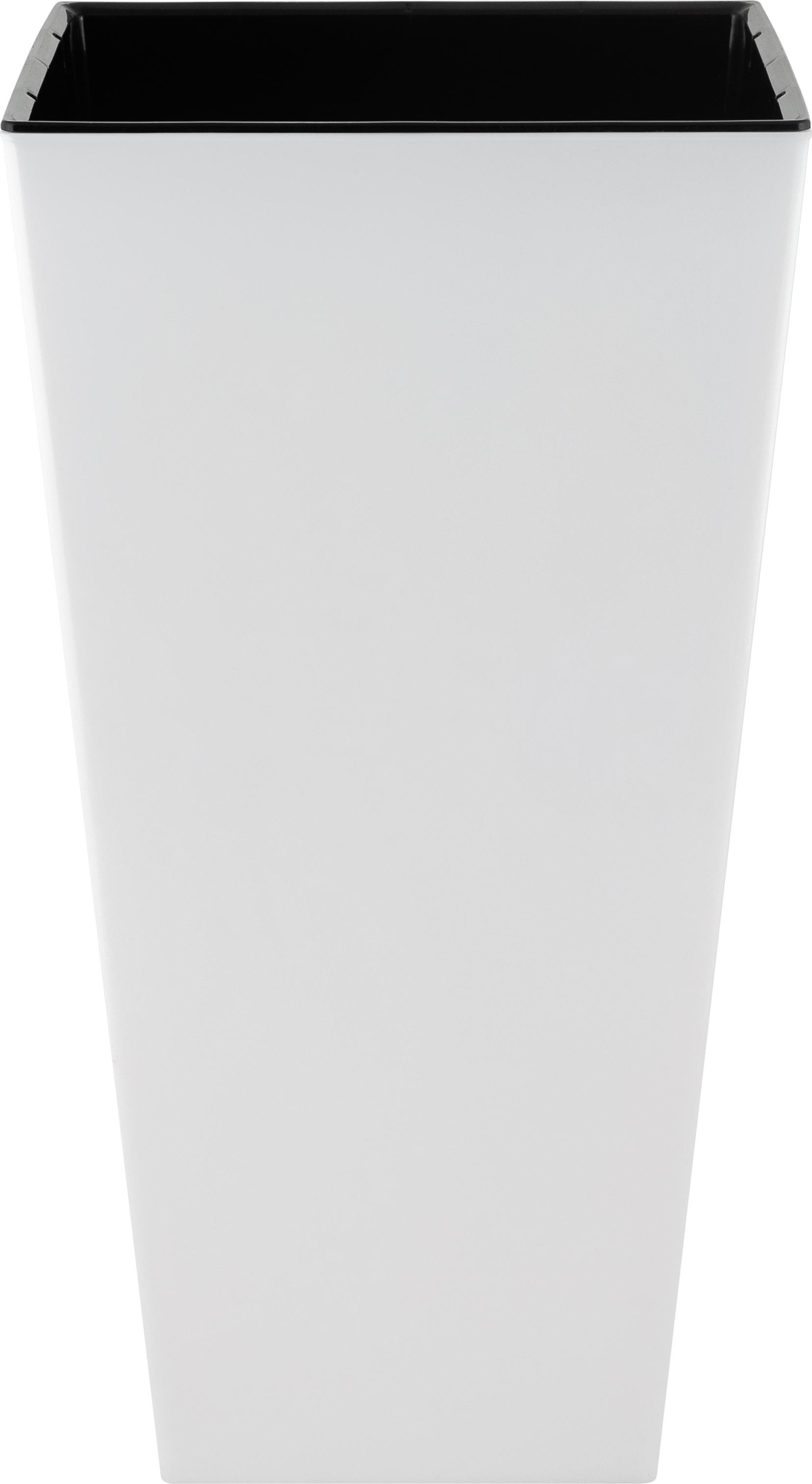 Кашпо ИнГринлондон Куб 25х25х47см 19,4л c дренажной вставкой, жасмин по цене 