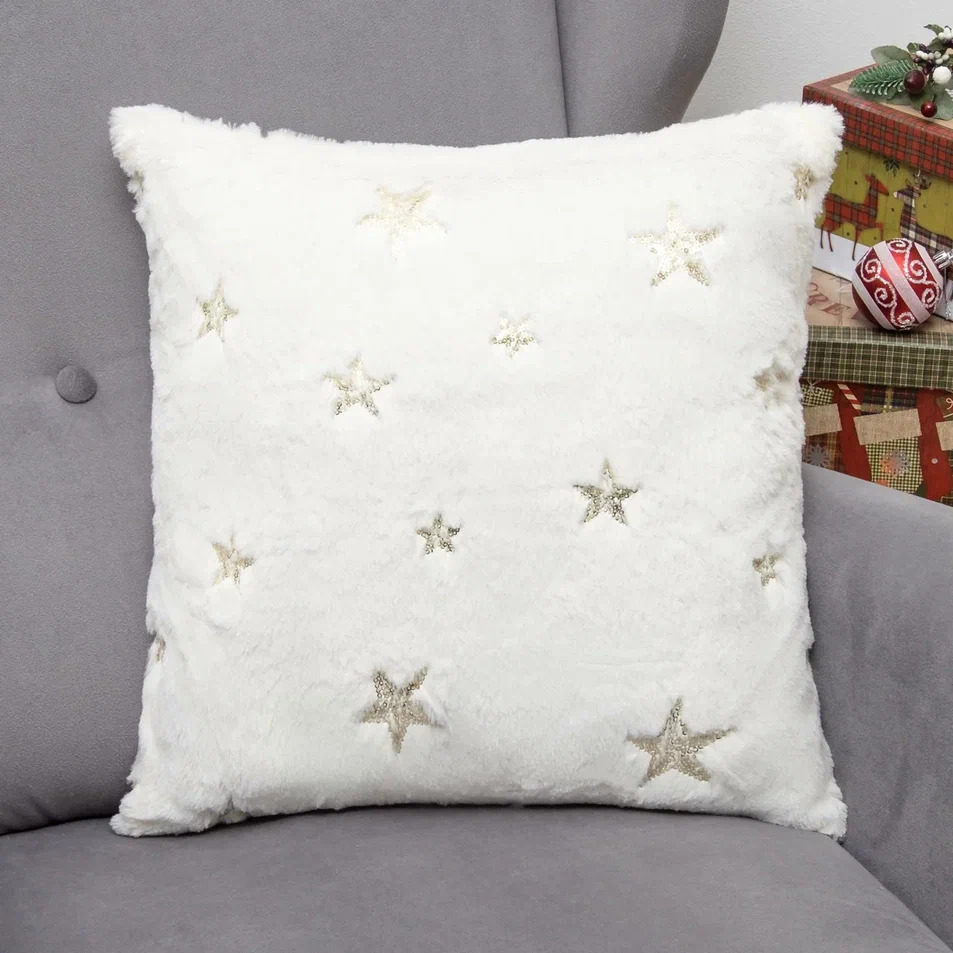 Наволочка декоративная Этель Звезда золото 43х43см арт.3132138 по цене 