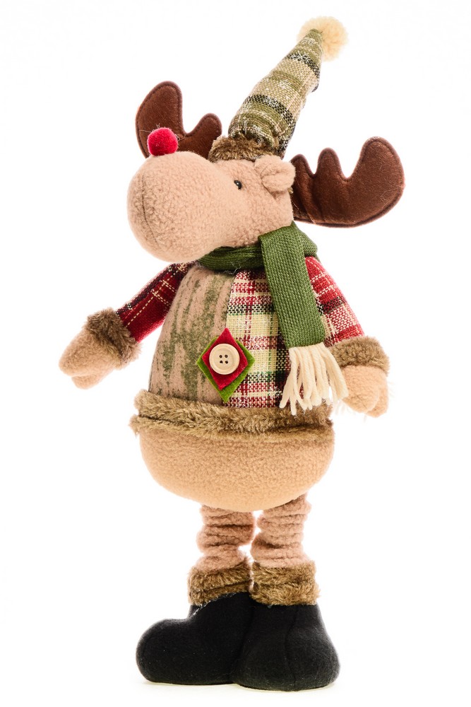 Игрушка мягконабивная Радушный Лось (телескопический каркас ног) 49х20х10см арт.88588 по цене 