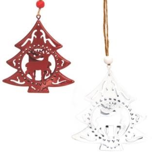 Украшение новогоднее Олени 9х1х9,5 см по цене 