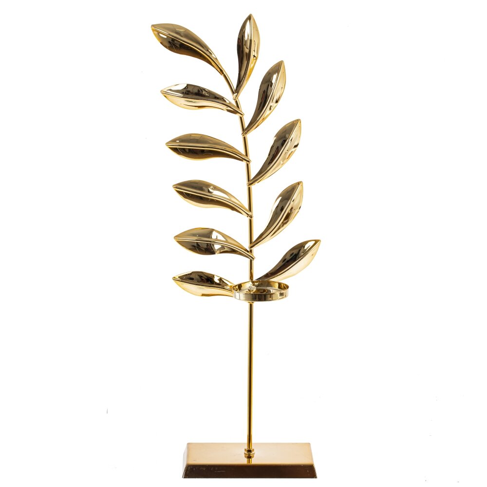 Подсвечник Папоротник 15х8х41,5см арт.785753 по цене 