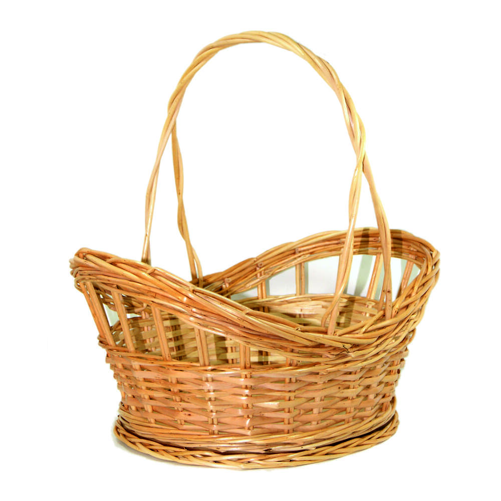 Корзина Весна с ажуром 35см плетеная арт.ИНП21 по цене 