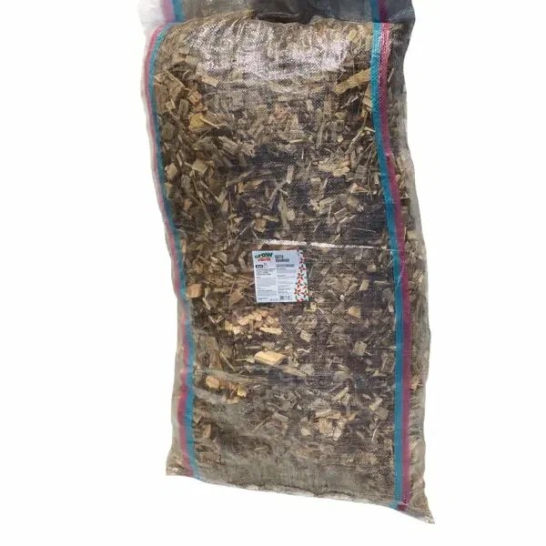 Щепа хвойная Колос мульча 60 л по цене 