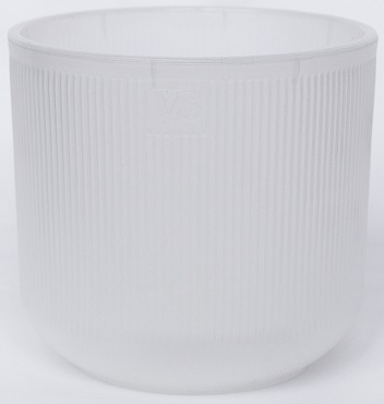 Горшок Росси ВипСет с дренажной системой 13х14,5х14,5см 1,9л пластик прозрачный по цене 