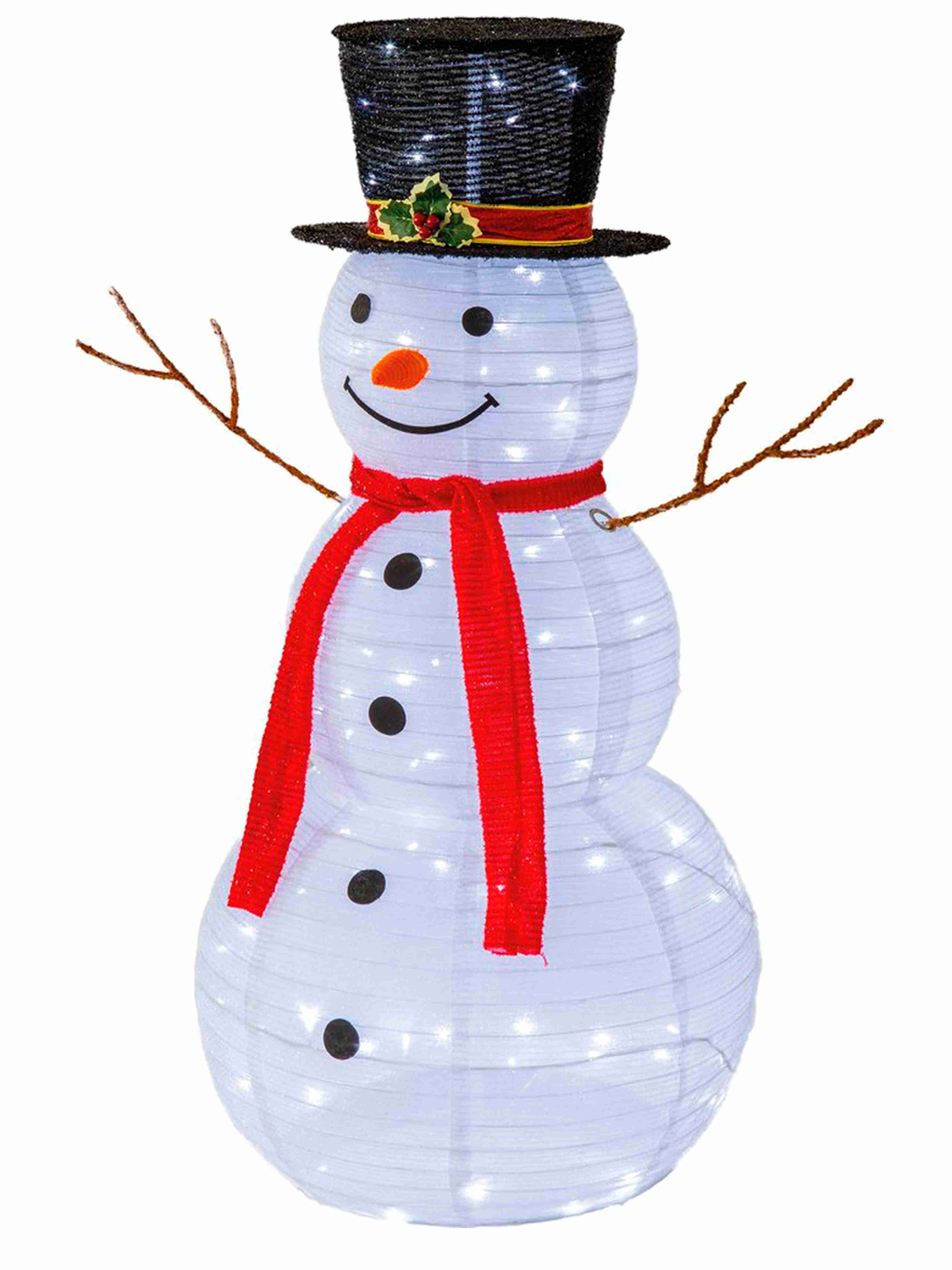 Фигура световая Снеговик на 100 LED ламп, белый цвет, адаптер 120х60см арт.93413 по цене 