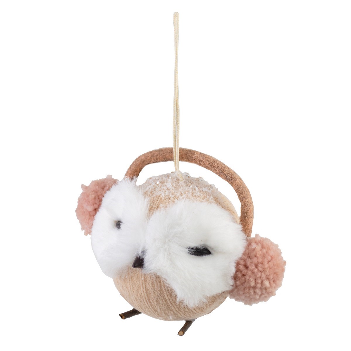 Украшение подвесное Сова в наушниках кремовый арт.к000026917 по цене 