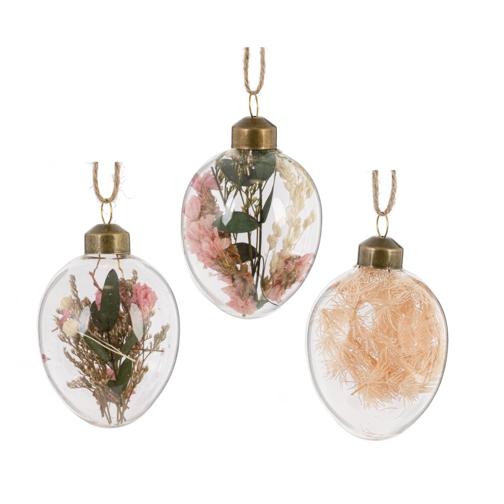 Набор из 6-ти изделий подвесных Яйцо пасхальное 20x20x6,5см арт.816171 по цене 