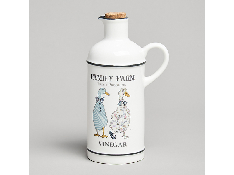 Бутылка для уксуса Лефард Семейная ферма 430мл 18см, фарфор арт.263-1275 по цене 