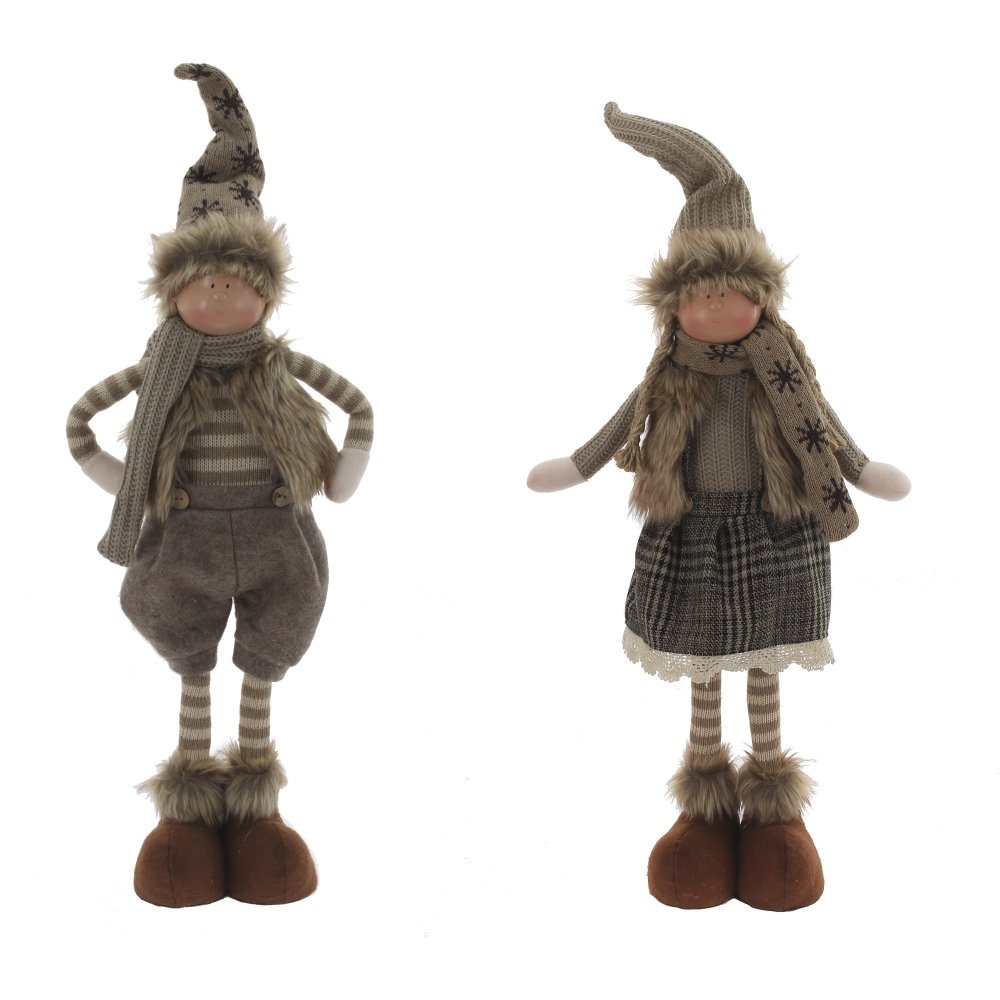 Игрушка набивная Мальчик,Девочка 19х8х62см 2в. по цене 