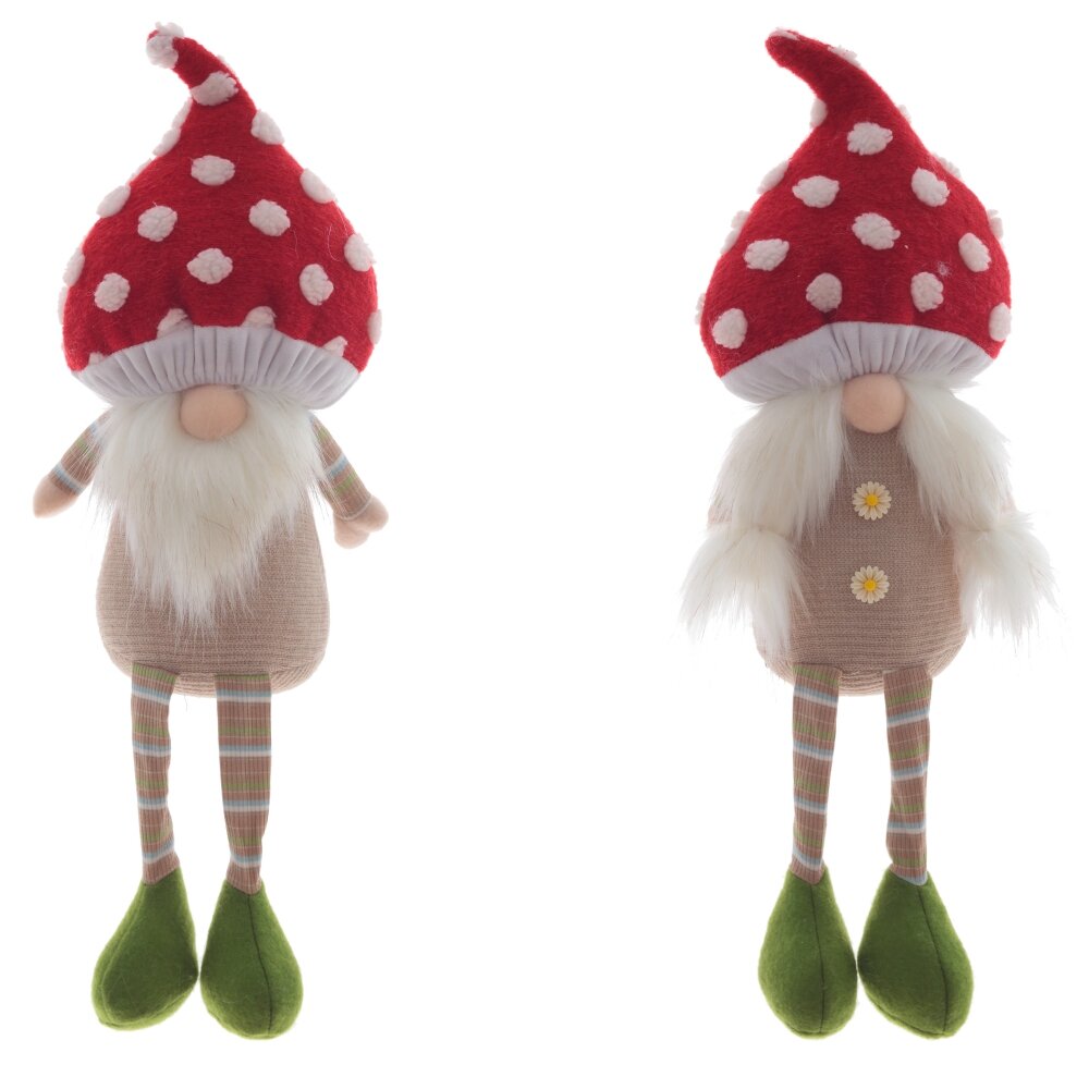 Игрушка набивная Гриб 15х10х45/27см 2в. арт.813401 по цене 