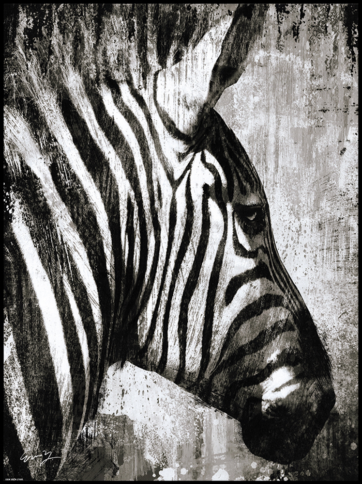 Картина Зебра 60х80см арт.8Л0585 по цене 