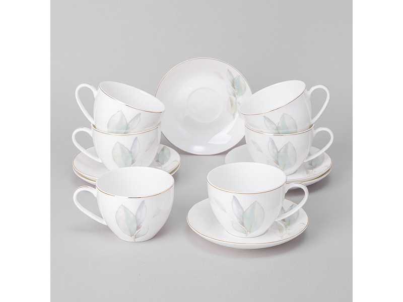Набор чайный Лефард Вдохновение Нежность на 6пер 12пр 260мл, фарфор арт.422-142 по цене 