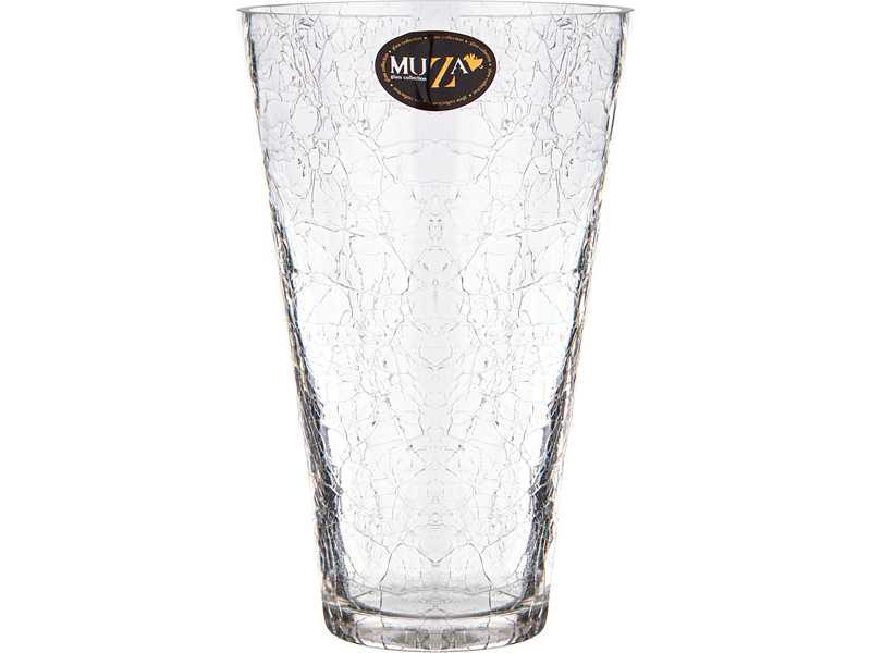 Ваза конус Кракле 24см, стекло арт.380-645 по цене 