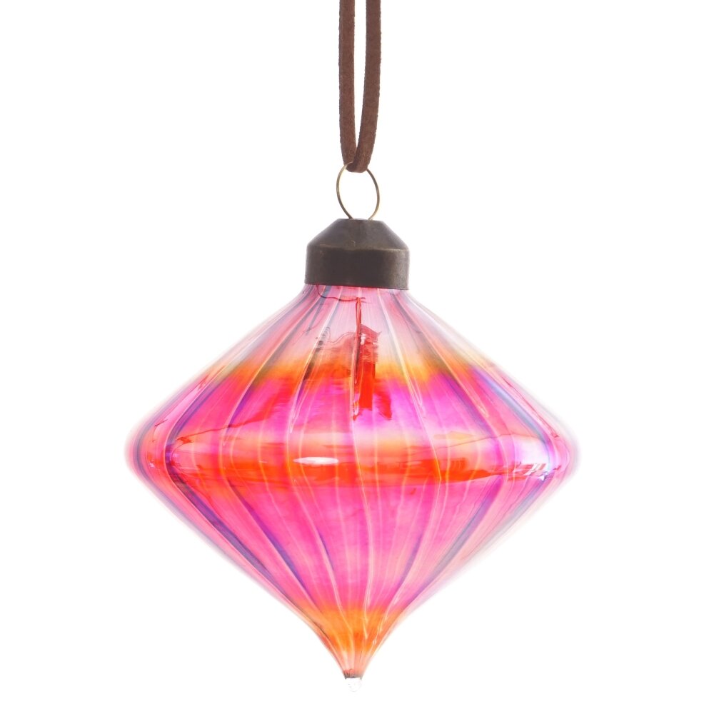 Украшение новогоднее Капля 8х8х10см, стекло арт.811834 по цене 