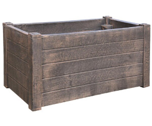 Горшок Плантер Тик коричневый пластик 60л 78х40х40см арт.6157 по цене 