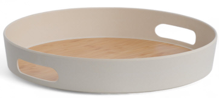 Поднос круглый REAL BAMBOO 30см арт.DMT501 по цене 