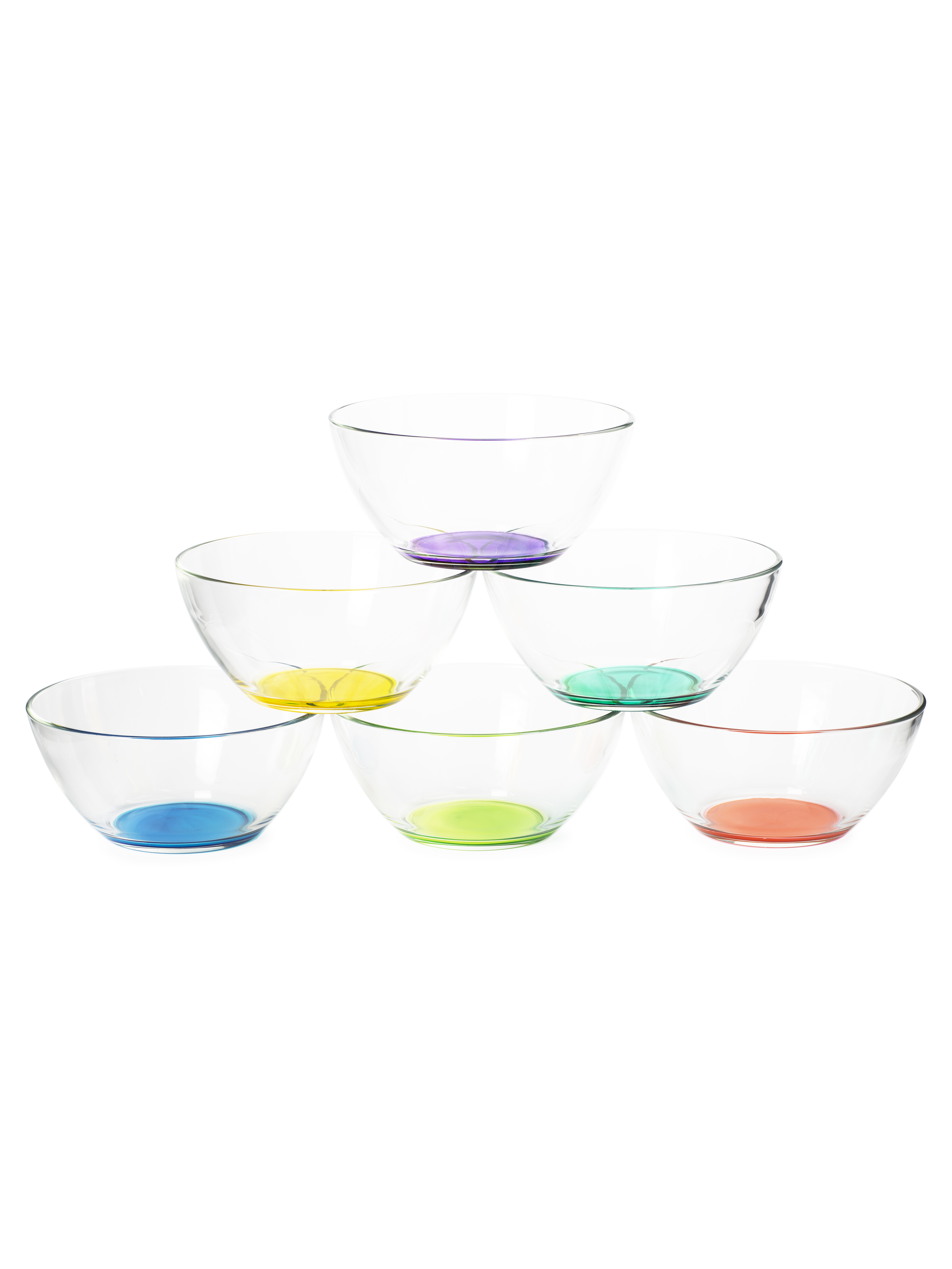 Салатник ГЛАДКИЙ лак микс 16см, стекло арт.09C1425LM-2 по цене 