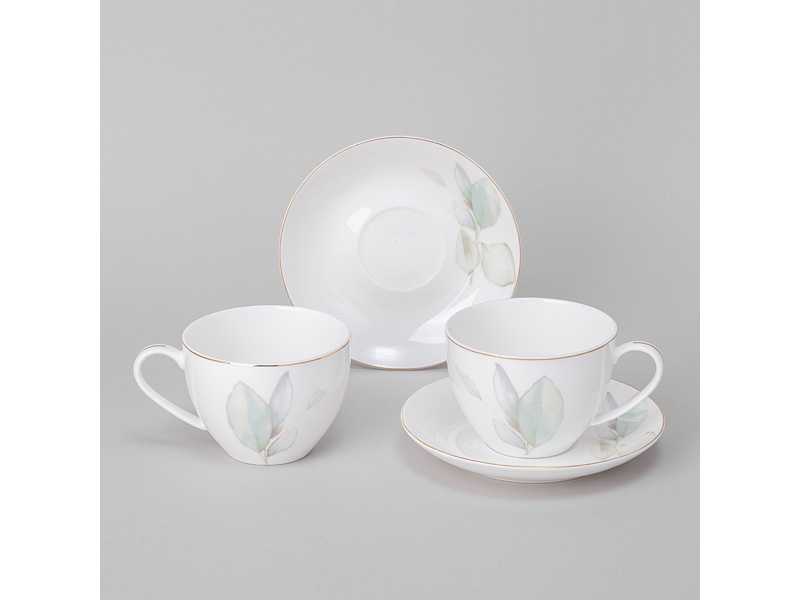 Набор чайный Лефард Вдохновение Нежность на 2пер 4пр 260мл, фарфор арт.422-141 по цене 