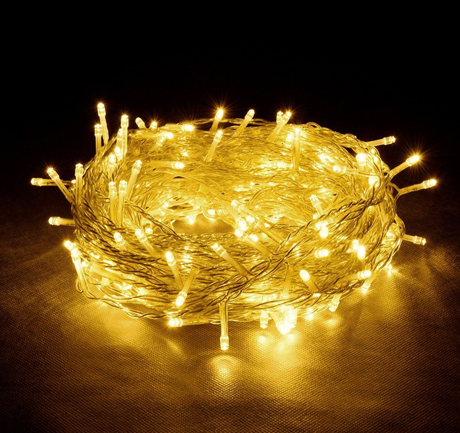 Гирлянда-конструктор электрическая Сеть 144 теплых ламп прозрачный провод 1,2х1,5м арт.55035 по цене 